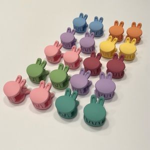 Set of 2 Small Bunny Hair Clips